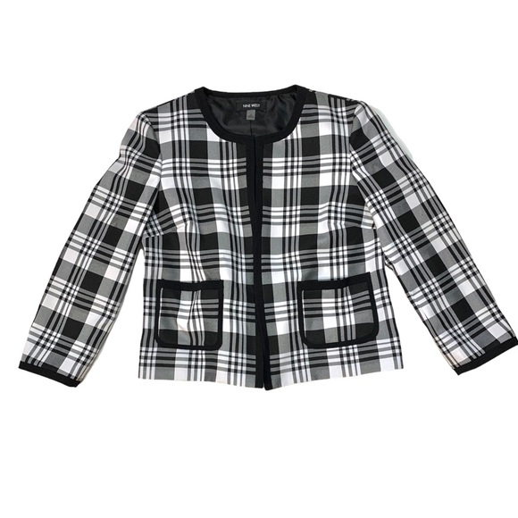 Nine West Jackets & Blazers - Nine West Plaid Tartan Print Blazer
